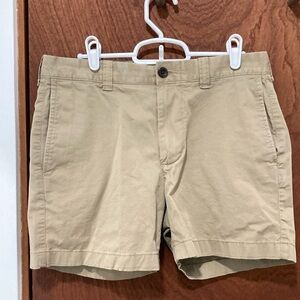 J. Crew Men’s Khaki Style Shorts Waist 30 Inches and Inseam 5 Inches